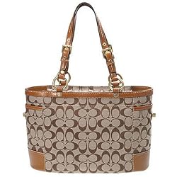 Coach Signature Gallery Bag Tote 11237 Tan