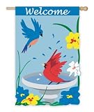 Outdoor Living : Birdbath Splash Regular Flag