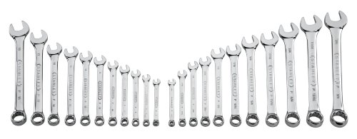 Stanley 92-716 SAE and MM Combination Wrench Set, 22-Piece