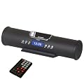 Ricco V10 Latest 2012 Aluminium Power Tube iPhone 4 4S 3GS iPod Nano Touch Classic iPad Shuffle 2G 3G 4G G4 5G G5 G6 S Portable Travel Charger Speaker and Docking System---Latest Model Support ALL iPods+MicroSD MEMORY CARD +USB Flash Drive+ FM Radio+ Alarm Clock+ Remote Control