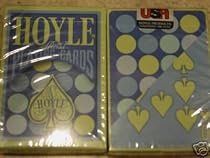 Hoyle Green Yellow Blue Dots Playing Cards