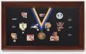 Display Case for Pins, Medals, Badges - Shadow Box