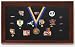Display Case for Pins, Medals, Badges - Shadow Box
