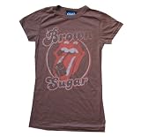 Junk Food Rolling Stones Brown Sugar In Chocolate Tee Shirt * 08 Newest Collection *