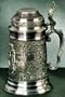 Old Heidelberg Germany Pewter Beer Stein