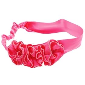 L. Erickson USA Triple Raw Roses 2" Headwrap 100% Silk Charmeuse - Spring Fling