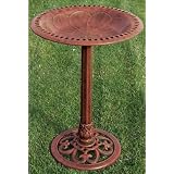 ACE Hardware-GARDEN PALS 2 # 015650-01 LIVING ACCENTS CLASSIC DESIGN BIRD BATH - BRONZE... by LIVING ACCENTS