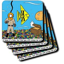 Fish Tank - Set Of 4 Coasters - Soft