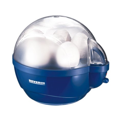 Severin EK 3052 Eierkocher, blau / 1-6 Eier / 400 W