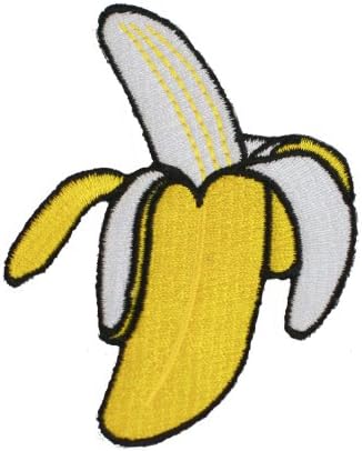 Yellow Banana Iron On Patch For Kids Baby - High Quality