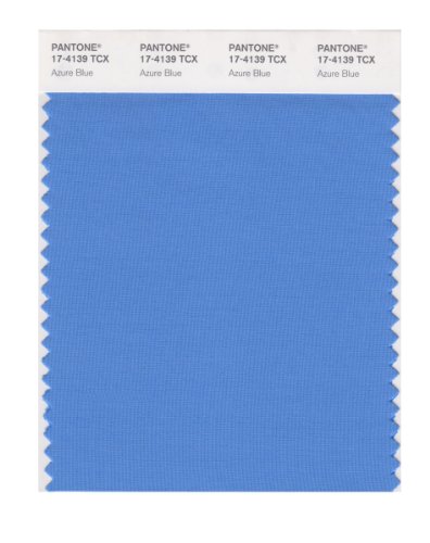 PANTONE SMART 17-4139X Color Swatch Card, Azure Blue
