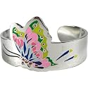 Ed Hardy By Christian Audigier: Delicate Enameled Butterfly Cuff Bracelet