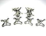 Pirate Skull & Bones Cufflinks & Tuxedo Formal Stud Set w/ Gift Box