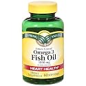 Spring Valley - Fish Oil Omega-3, 1000 mg, 60 Softgels, Enteric Coated