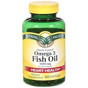 Spring Valley: Omega 3 Fish Oil Dietary Supplement, 60 ct