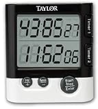 Kitchen & Housewares : Taylor #5828 Dual Digital Timer/Clock