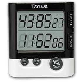 Taylor #5828 Dual Digital Timer Clock by TAYLOR PRECISION PRODUCTS