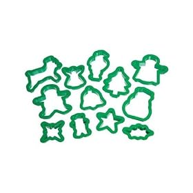 Kitchen Craft Plastic Christmas Cookie Cutter Set KCXMASCUTTUB