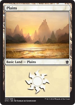Magic: the Gathering - Plains (253) - Khans of Tarkir