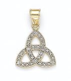 14K .06ct Dia Celtic Pendant - GH16808