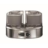 Cuisinart, 2ltr (2x1ltr Bowls) Duo Ice Cream Maker In Brushed Metal  from Cuisinart