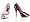 Black and Red Patent