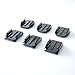 Adhesive Mounts for GoPro Hero Hero2 Hero3 Hero3+, 3 Curved + 3 Flat Mounts