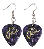 Guitar Pick Earring - Purple