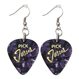 Buy Guitar Pick Earring - Purple by Kerusso