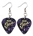 Guitar Pick Earring - Purple