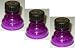 Three (3) Purple - Snap Capps - Reclosable Can Tops (Turns Almost Any Can into a Bottle!) Save Money Buy Cans over Bottles! Snap Capp - NO MORE Flat Drinks