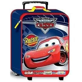 Disney Pixar CARS luggage - kids pilot suitcase featuring Lightning McQueen