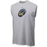 Nike Cal Golden Bears Ash Team Logo Sleeveless T-shirt