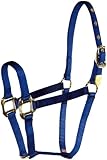 Hamilton 8D AVNV 3/4-Inch Nylon Arabian Horse Halter for 800 to 1100-Pound Horse, Navy Blue
