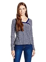 ZERGATIK Camiseta Manga Larga Glase (Azul)