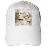 VWPics National Parks - Closeup of Presidents Washington & Jefferson.Mount Rushmore National Park, South Dakota - Caps