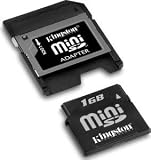 1GB Kingston MiniSD Mini Secure Digital Card