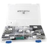 MakerBeam Regular Starter Kit Black anodized including beams, brackets, nuts and bolts