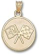 Chevy Corvette C2 Round Logo 5/8" Charm/Pendant -14K/10K, Stainless Steel or Gold Plated