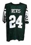 Darrelle Revis New York Jets Autographed Green Reebok Authentic Jersey