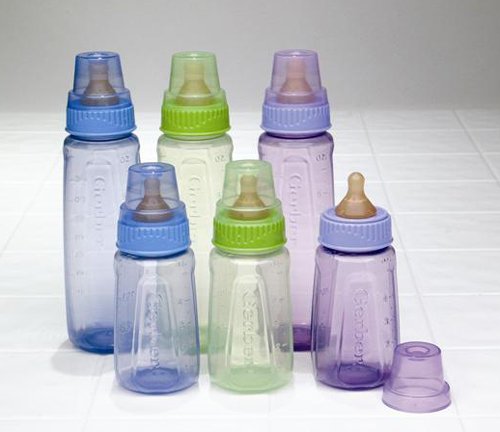 First Essential Fashion Tints BPA Free Plastic Nurser With Latex Nipple, 5 Ounce, Single Pack
