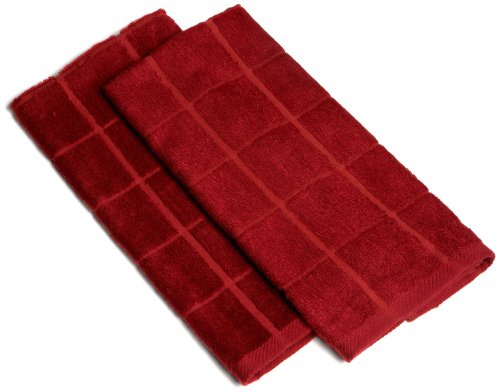 Childrens Toyshop  Kitchen & Housewares : DII Claret Bamboo Dishtowel, Set of 2