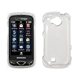 Premium Clear Snap-On Cover Hard Case Cell Phone Protector for Samsung Real ....
