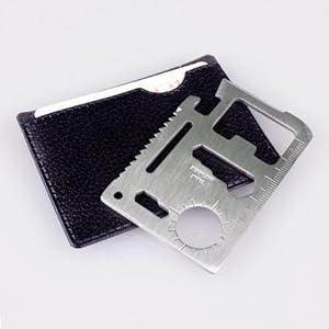 11 in 1 Pocket Knife- Army Camping Survival Kit,Card Knife tool