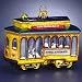 Kurt Adler Polonaise Heirlooms Handblown Handpainted San Francisco Cable Car Ornament