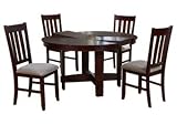 Berkline 50920 Cherry Aaron Dining Chair - 2 Pack