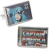  : Captain America Stamp Cufflinks