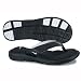 NIKE COMFORT THONG WOMENS 354925-011 (8, BLACK/WHITE)
