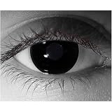 Gothika Theatrical Contact Lenses - Black Out Accessory