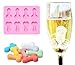 8 Cavity Penis Chocolate Mold Adult, Konsait Penis Silicone Ice Mold Cube Tray For Bachelorette Party Favors and Gag Gift for Women(Pink)